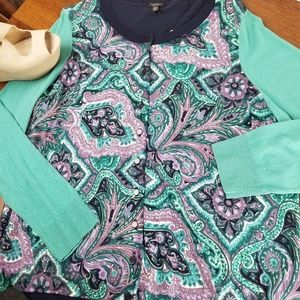 Talbots 2XP  NWT Multi colored shirt  273